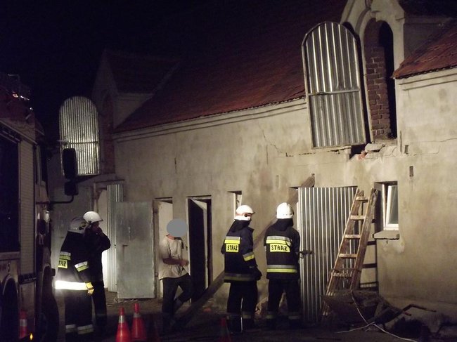 Strop runął na zwierzęta - zdjęcia