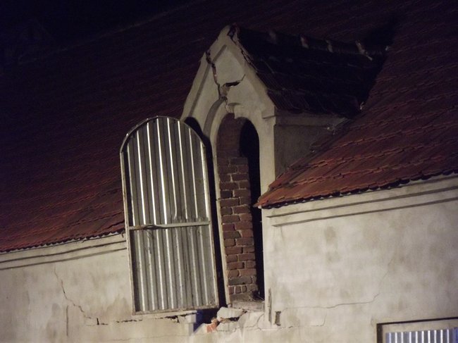 Strop runął na zwierzęta - zdjęcia