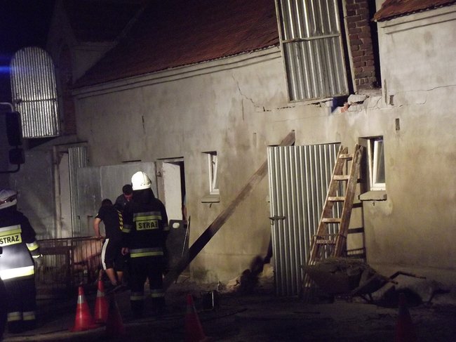 Strop runął na zwierzęta - zdjęcia