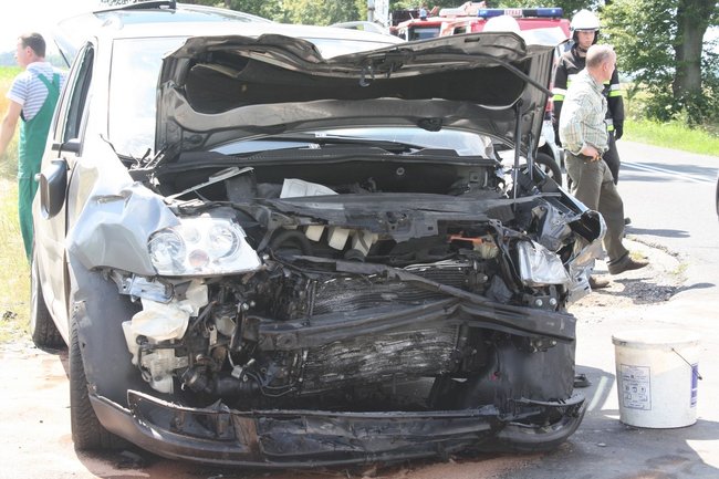 Ciężarna kobieta trafiła do szpitala - zdjęcia