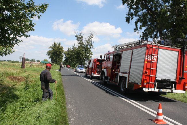 Ciężarna kobieta trafiła do szpitala - zdjęcia