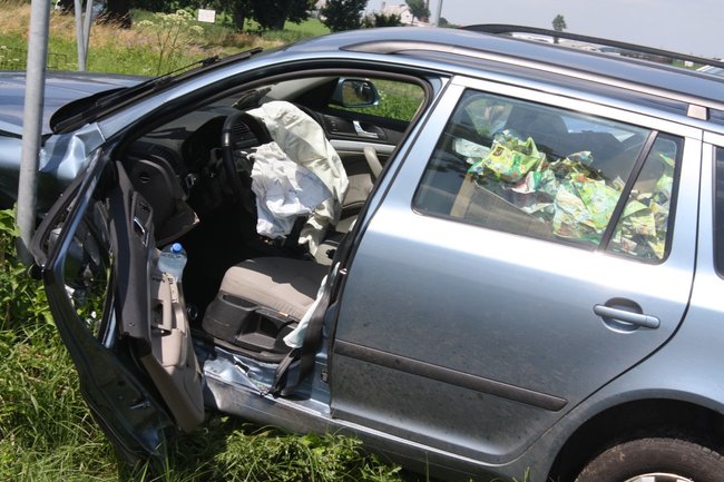 Ciężarna kobieta trafiła do szpitala - zdjęcia