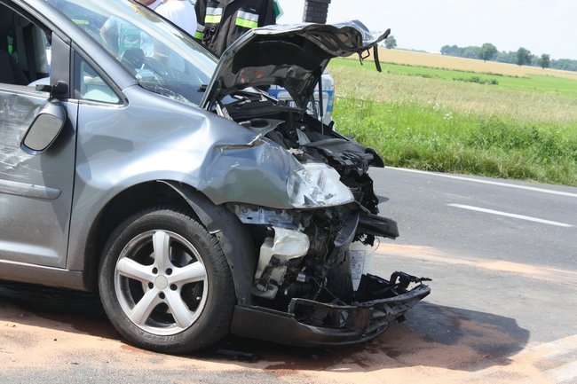 Ciężarna kobieta trafiła do szpitala - zdjęcia