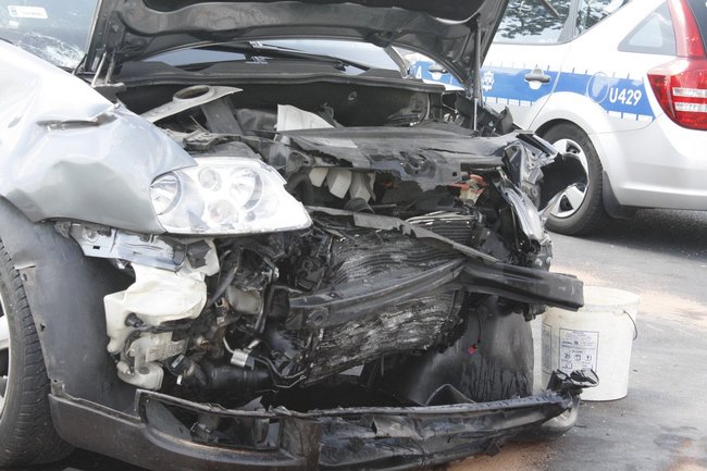 Ciężarna kobieta trafiła do szpitala - zdjęcia