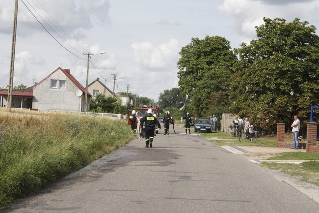  Groźny pożar w Daleszynie - zdjęcia