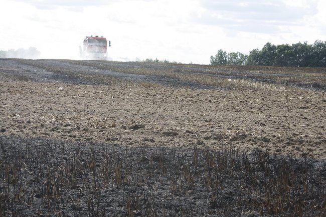  Groźny pożar w Daleszynie - zdjęcia