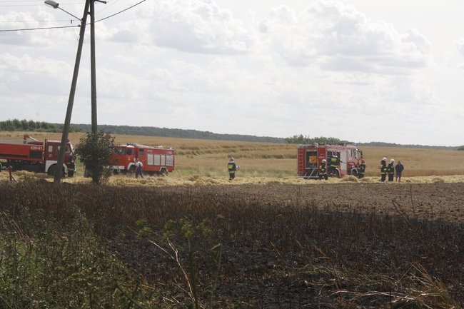  Groźny pożar w Daleszynie - zdjęcia