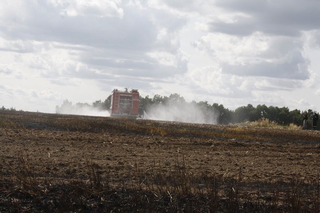 Groźny pożar w Daleszynie - zdjęcia