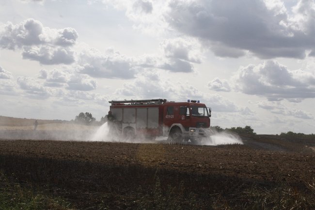  Groźny pożar w Daleszynie - zdjęcia