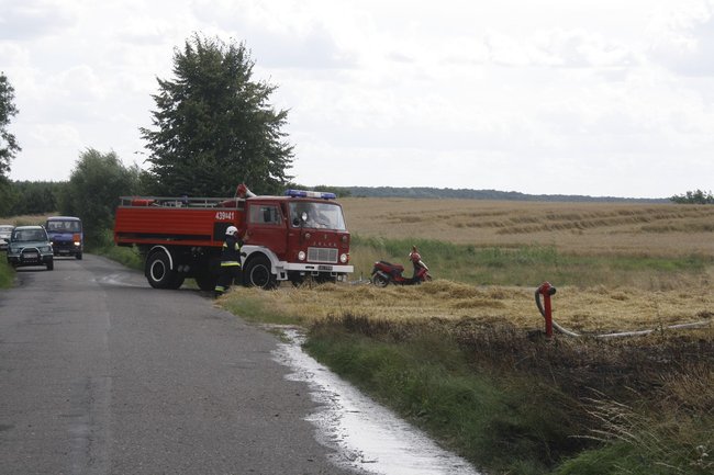  Groźny pożar w Daleszynie - zdjęcia
