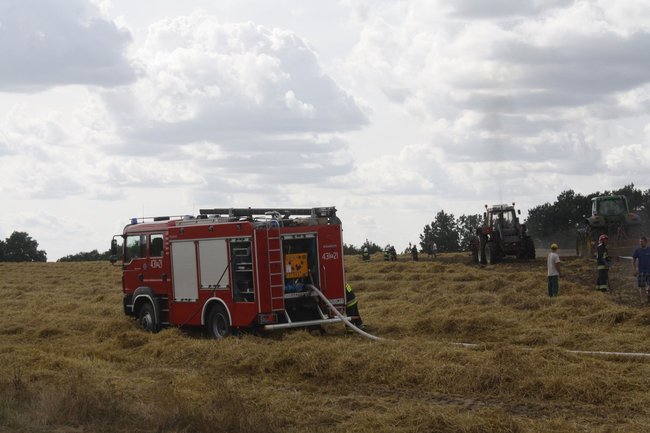  Groźny pożar w Daleszynie - zdjęcia