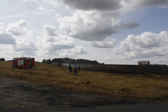  Groźny pożar w Daleszynie - zdjęcia