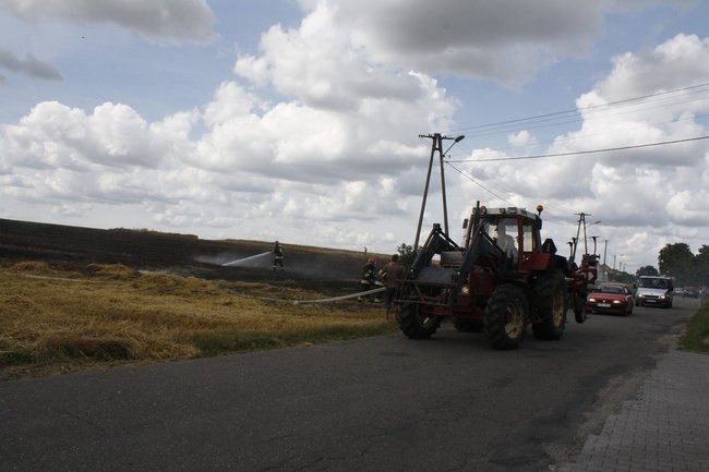  Groźny pożar w Daleszynie - zdjęcia