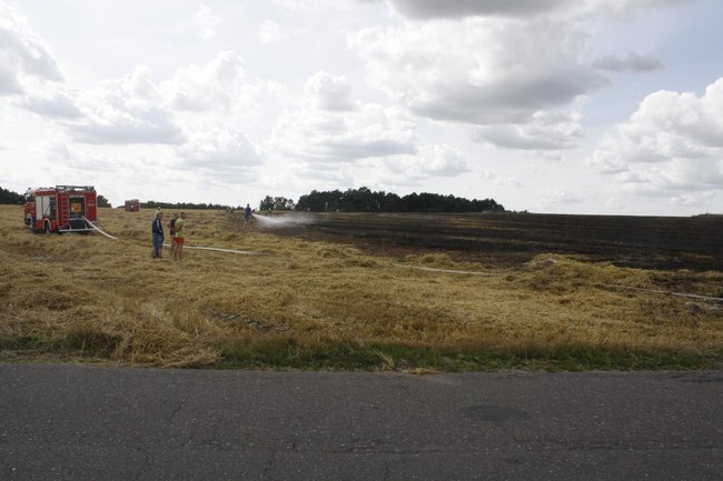  Groźny pożar w Daleszynie - zdjęcia