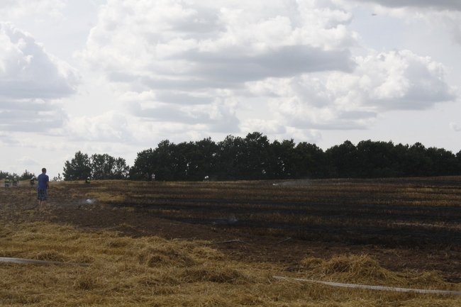  Groźny pożar w Daleszynie - zdjęcia