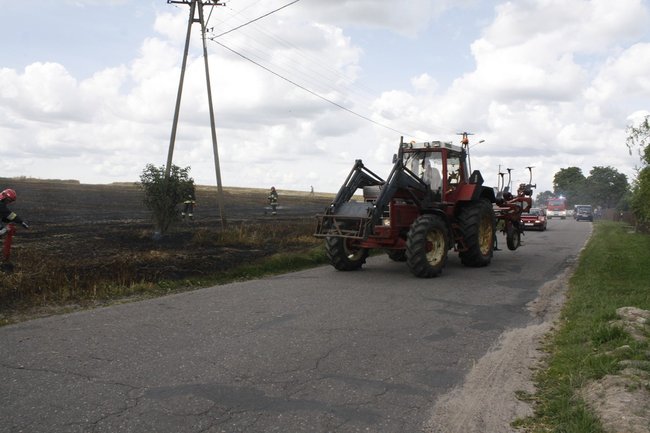  Groźny pożar w Daleszynie - zdjęcia