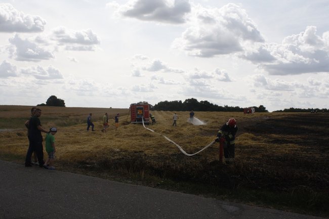  Groźny pożar w Daleszynie - zdjęcia