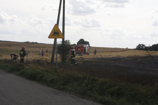  Groźny pożar w Daleszynie - zdjęcia