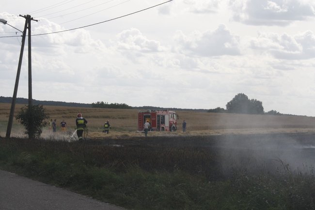  Groźny pożar w Daleszynie - zdjęcia