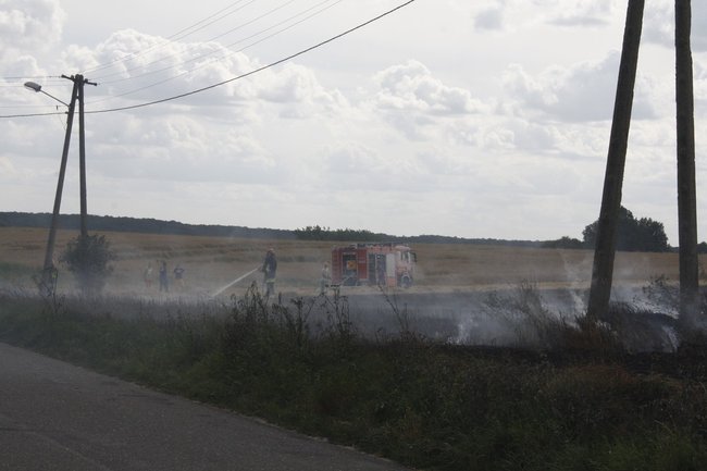  Groźny pożar w Daleszynie - zdjęcia