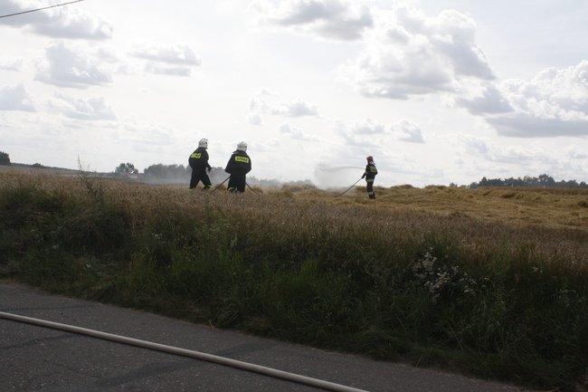  Groźny pożar w Daleszynie - zdjęcia