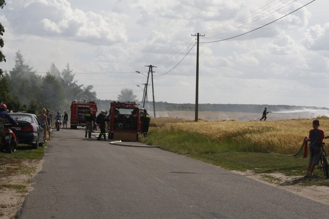  Groźny pożar w Daleszynie - zdjęcia