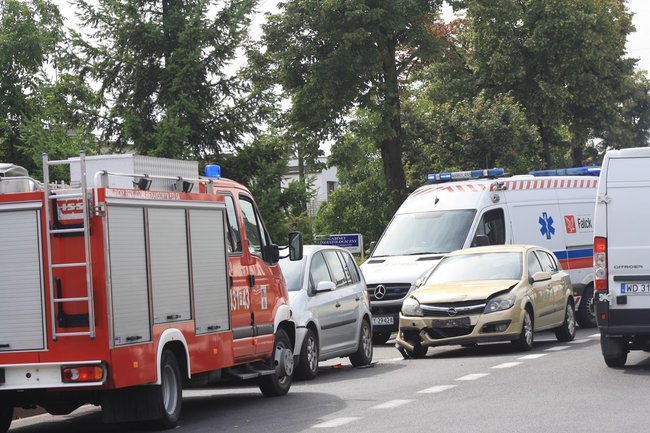 Zderzyły się cztery auta - zdjęcia