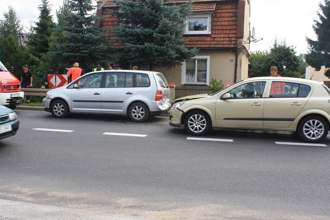 Zderzyły się cztery auta - zdjęcia