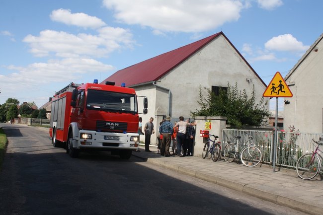 Groźny pożar w Starej Krobi - zdjęcia