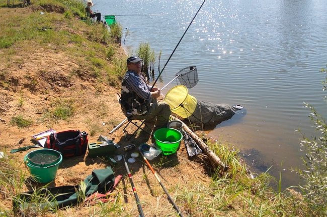 Trudna walka o duże ryby - zdjęcia
