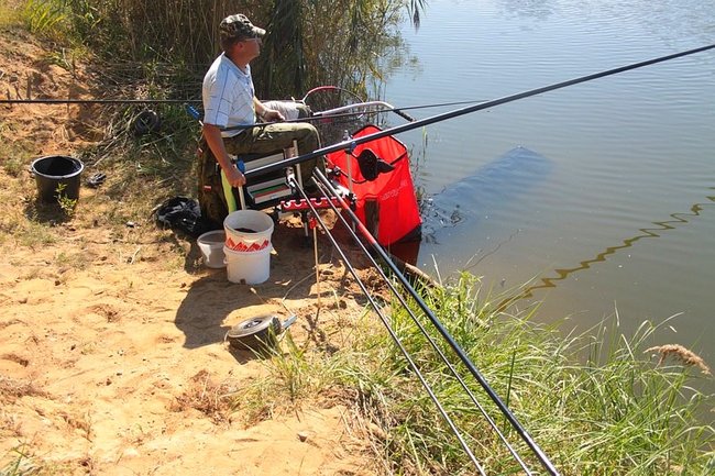Trudna walka o duże ryby - zdjęcia