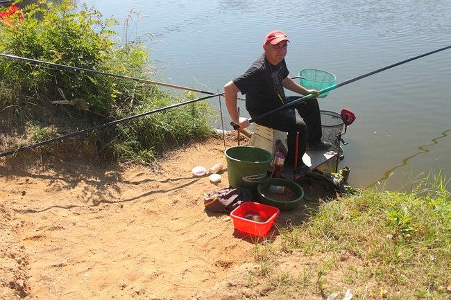 Trudna walka o duże ryby - zdjęcia