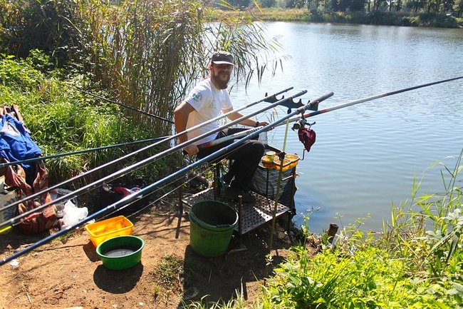 Trudna walka o duże ryby - zdjęcia