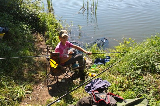 Trudna walka o duże ryby - zdjęcia