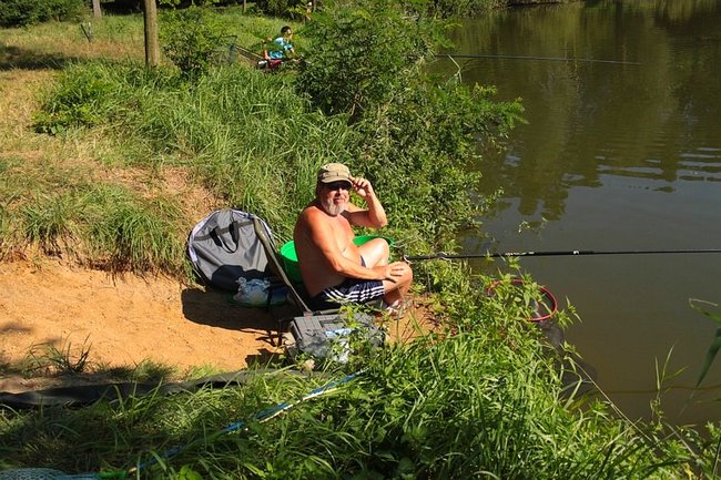 Trudna walka o duże ryby - zdjęcia