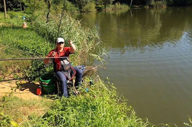 Trudna walka o duże ryby - zdjęcia