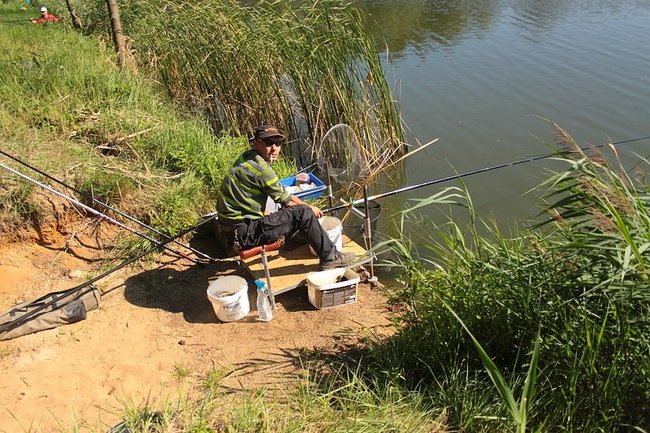 Trudna walka o duże ryby - zdjęcia