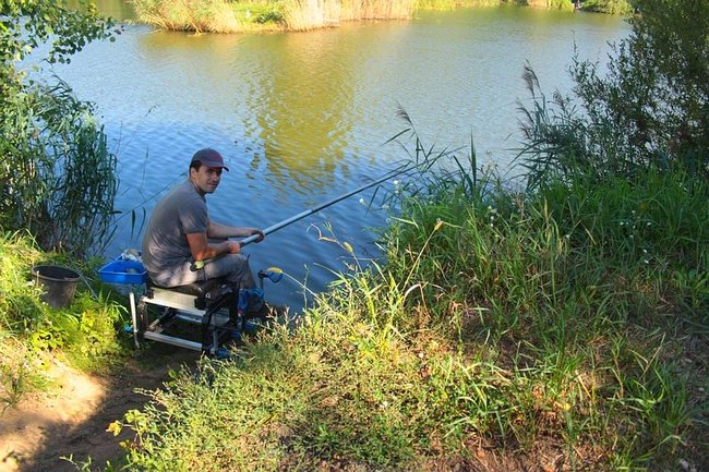 Trudna walka o duże ryby - zdjęcia