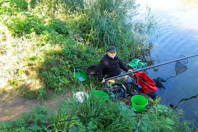 Trudna walka o duże ryby - zdjęcia