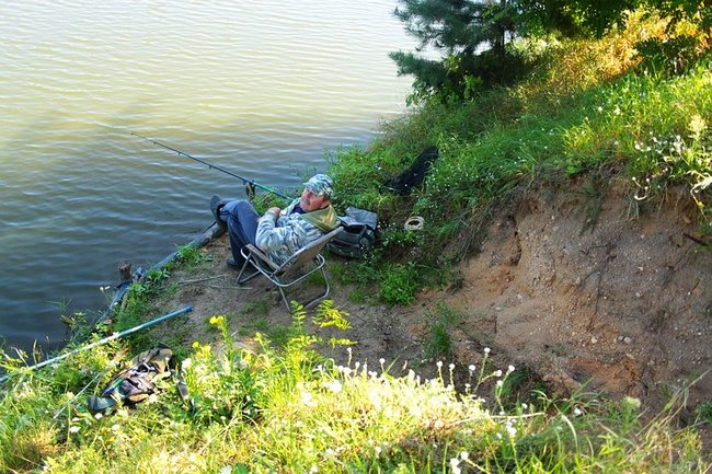 Trudna walka o duże ryby - zdjęcia