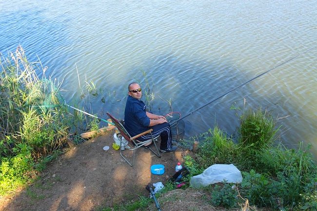 Trudna walka o duże ryby - zdjęcia