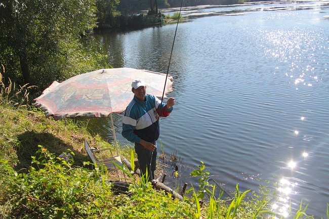 Trudna walka o duże ryby - zdjęcia
