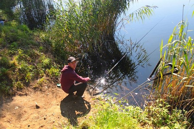 Trudna walka o duże ryby - zdjęcia