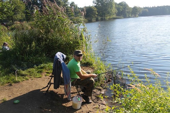 Trudna walka o duże ryby - zdjęcia