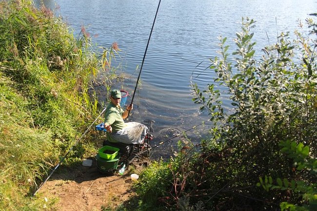 Trudna walka o duże ryby - zdjęcia