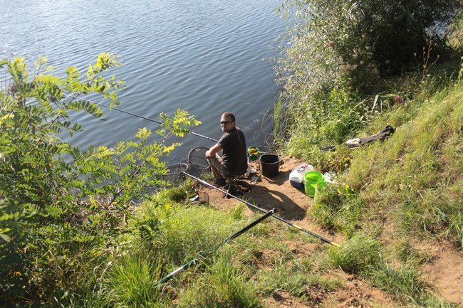 Trudna walka o duże ryby - zdjęcia