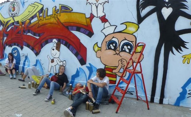 Kolorowo w centrum miasta - zdjęcia