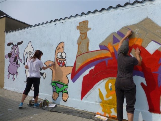 Kolorowo w centrum miasta - zdjęcia