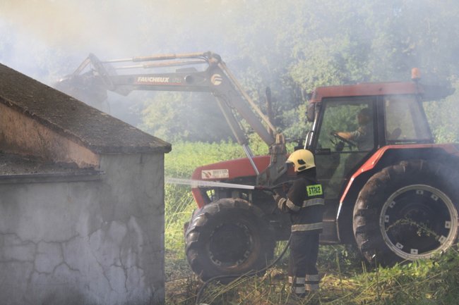 Niebezpieczny pożar w środku lasu - zdjęcia