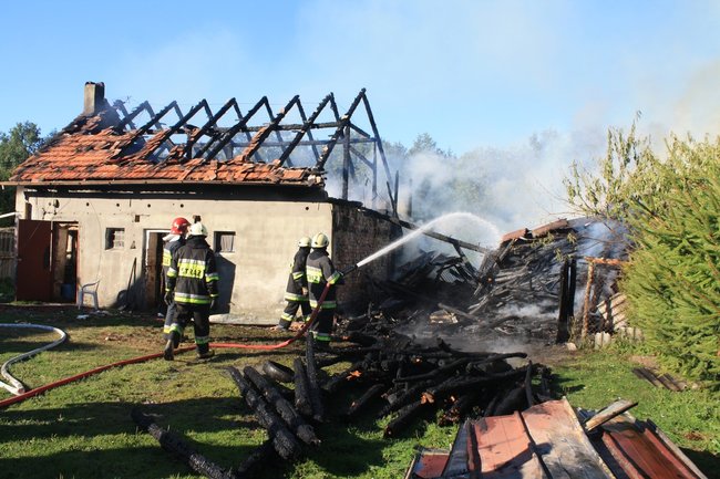 Niebezpieczny pożar w środku lasu - zdjęcia